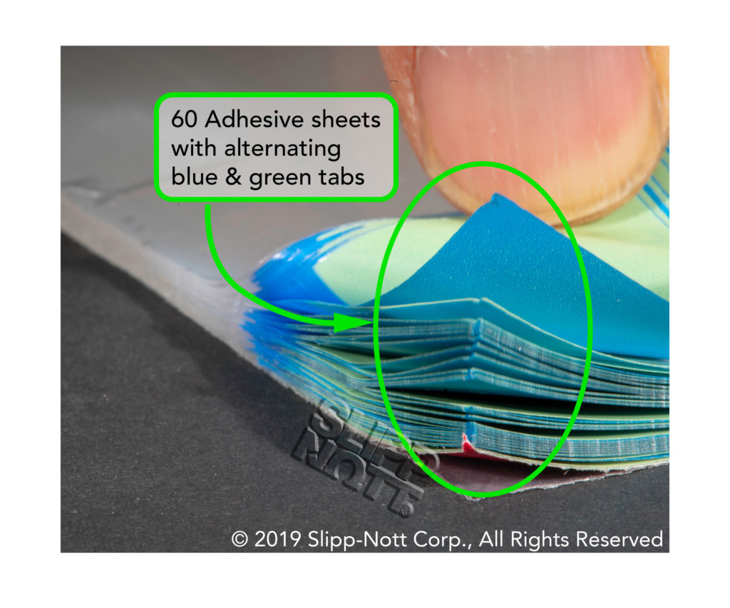 3 Large 60Sheet Traction Mats (180 Sheets) SlippNott