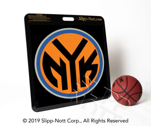 NY Knicks Logo on Large Custom Traction Base