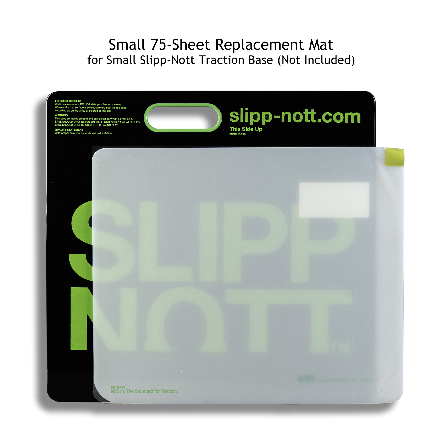 Slipp-Nott Small Replacement Refill Sticky Mat 60 Sheets 15 x 18 Basketball Sticky Mat Volleyball Traction Pad Shoe Grip 